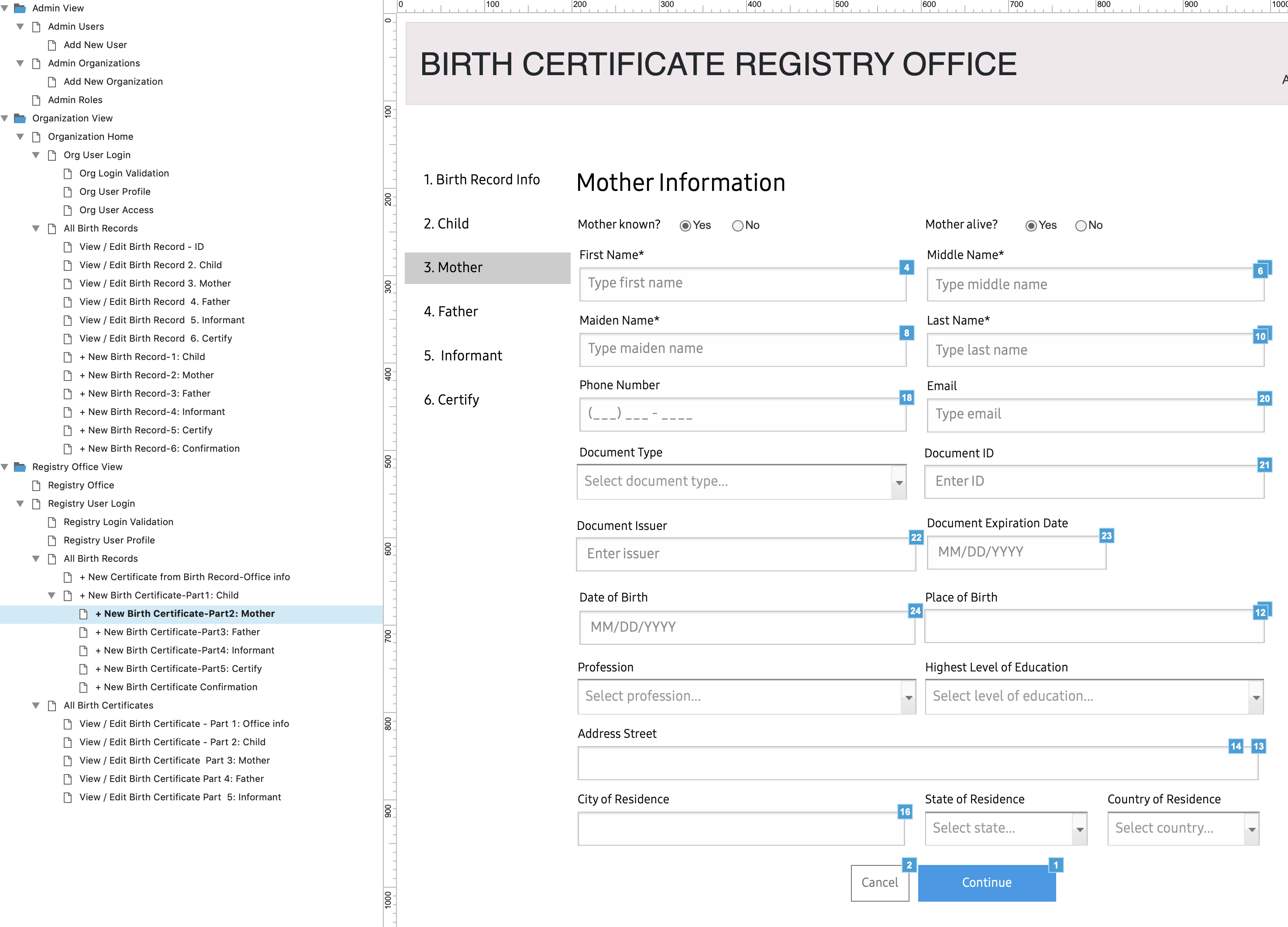 Birth Registry
